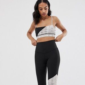 NWT South Beach snake print sports bra